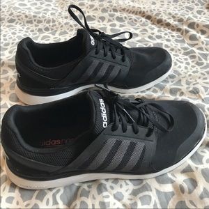 Adidas Black Neo Cloud Running Shoes